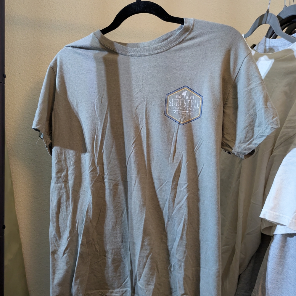 Surf Style Men's Tan Short Sleeve Tee